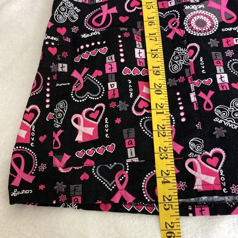 Peaches Uniforms Women’s Scrub Top Size Small - Picture 5 of 6